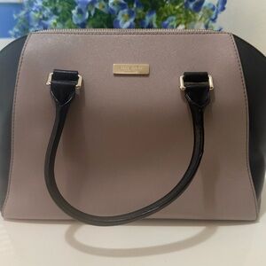 Kate Spade Black and Cream Satchel